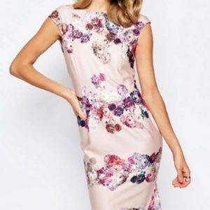 True Violet Bardot Pencil Dress